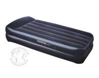 Одноместная надувная кровать BestWay 67401N с насосом (тёмно-синяя)